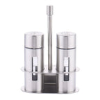 Set of stainless steel grinders modern look and durability for years