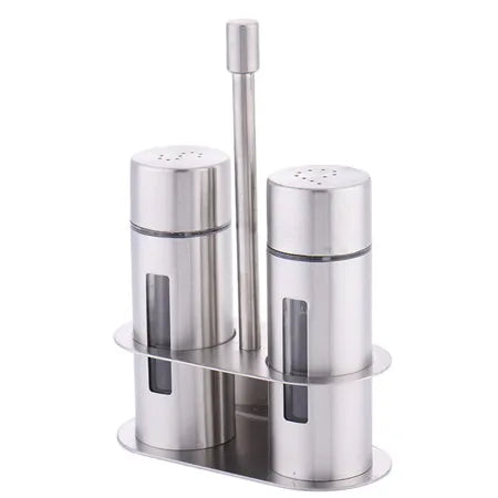 Set of stainless steel grinders modern look and durability for years