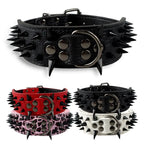 Dog collar with studs for large dogs
