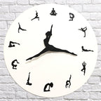 Yoga Time Decorative Wall Clock