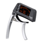 Capo & Tuner "TuneGrip" – 2-in-1 Guitar accessory with LCD screen