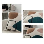 Black Cat & Garden Tufted Pillow Case