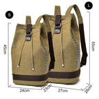 Nomad Friendly Canvas Bucket Bag Backpack