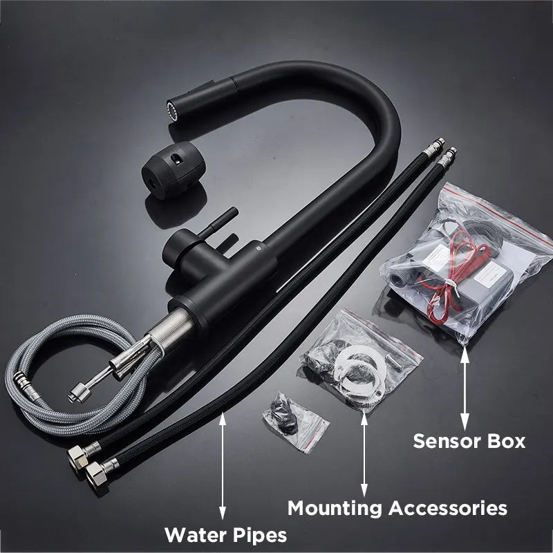 Pull-out Kitchen Faucet with Touch Control and Sensor Function