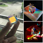 Colorful Light Reflecting Cube Home Decor