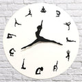 Yoga Time Decorative Wall Clock