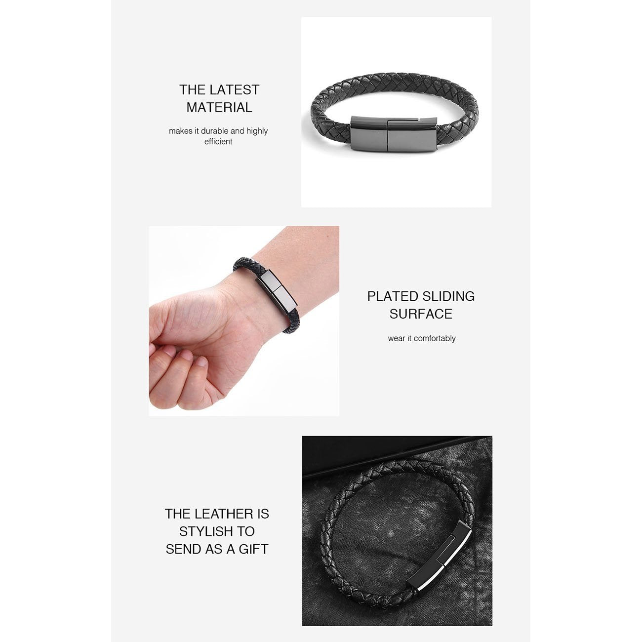 Sports Bracelet USB Fast Charging Cable