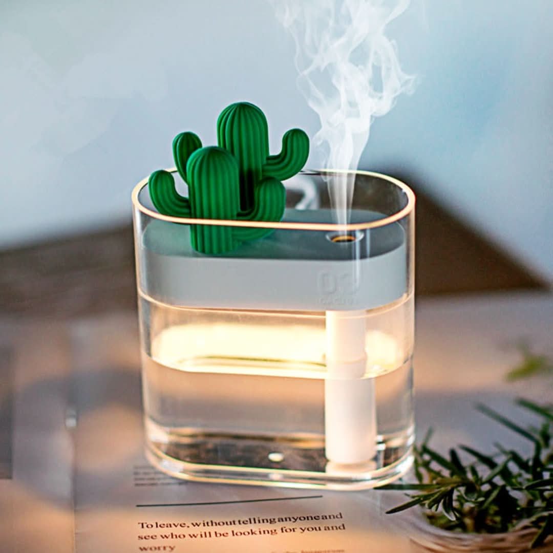Ultrasound quiet air humidifier Cactus