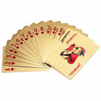 24K Gold Plated Playing Card with Wood - Style Box