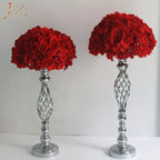 Elegant Candle Holder Set with Metal Stand