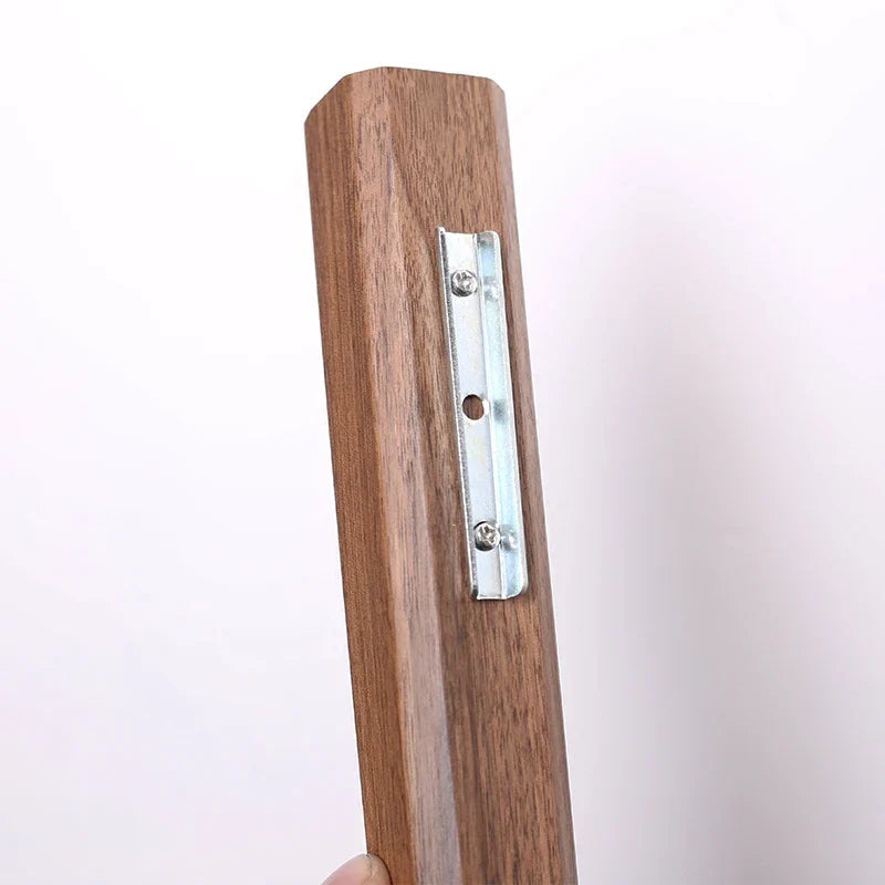 Handcrafted Solid Wood Wall Vase