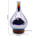 AromaBurst 3D Glass Essential Oil Diffuser with LED Lights