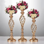 Elegant Candle Holder Set with Metal Stand