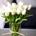 Artificial Flower Bouquet with Tulips, Decoration (10 Pieces)