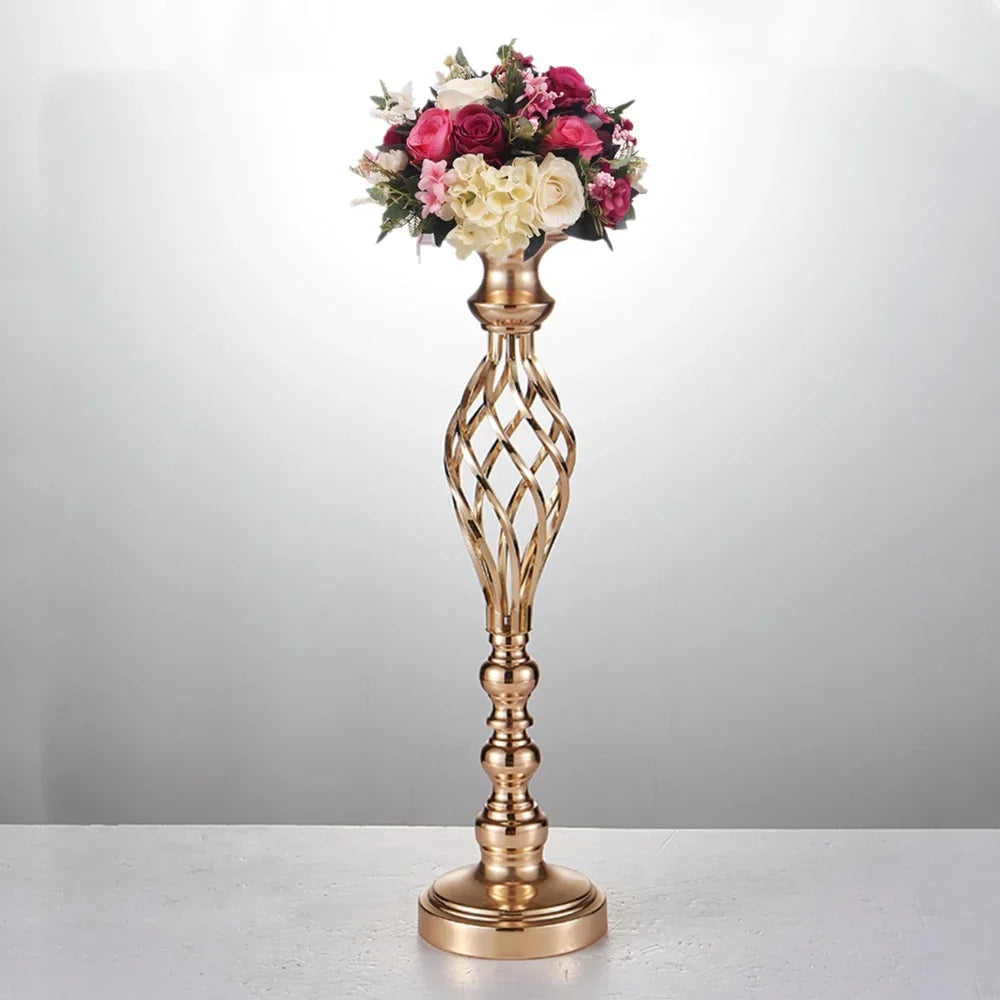 Elegant Candle Holder Set with Metal Stand