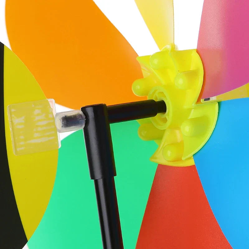 BuzzWind Wind Turbine | Bee Shape | 3D Design & Automatically Rotating | Weatherproof & Portable