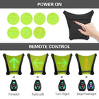 Turn Signal Cycling Reflective Safety LED Vest Cyclist Outdoor Waterproof