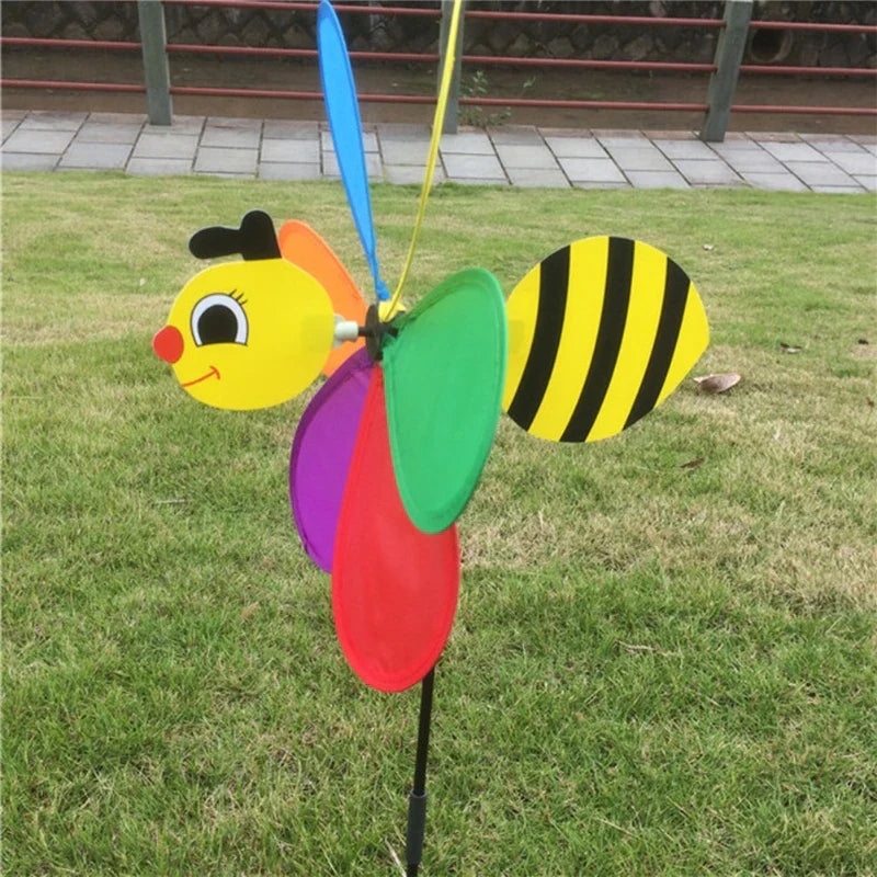 WindBee 3D Garden Windmill Bee | Foldable & Weatherproof | For Garden, Balcony & Camping