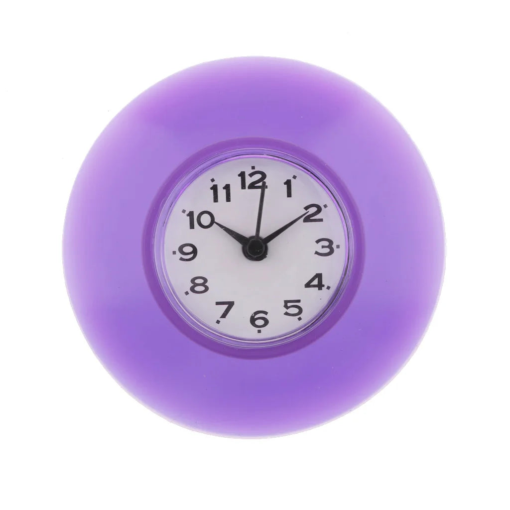 WaterProofClock – Compact Suction Cup Clock for Bathroom
