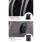 Multi-Functional Waterproof DSLR Camera Travel Bag With USB Port