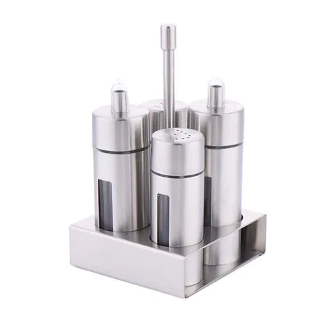 Set of stainless steel grinders modern look and durability for years