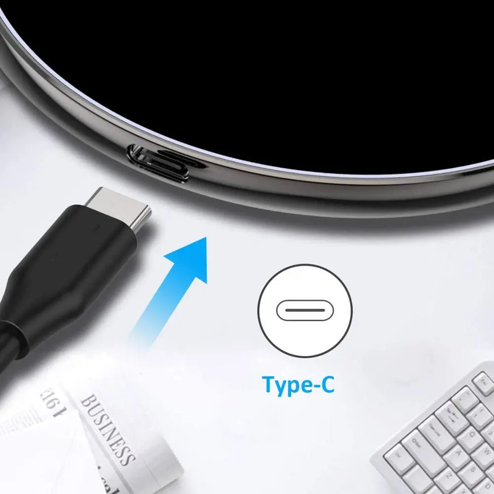 30W Fast Wireless Charging Pad | Premium USB C Charging Cable MagSafe Charger for Apple iPhone, Samsung & Android - Fast Wireless Charging Pad