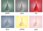 Talon - Modern Drop-Shaped Wooden Pendant Light Scandinavian Ceiling Light