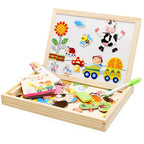 DrawPlay Board - Creative Wooden Magnetic Blackboard