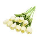 Artificial Flower Bouquet with Tulips, Decoration (10 Pieces)