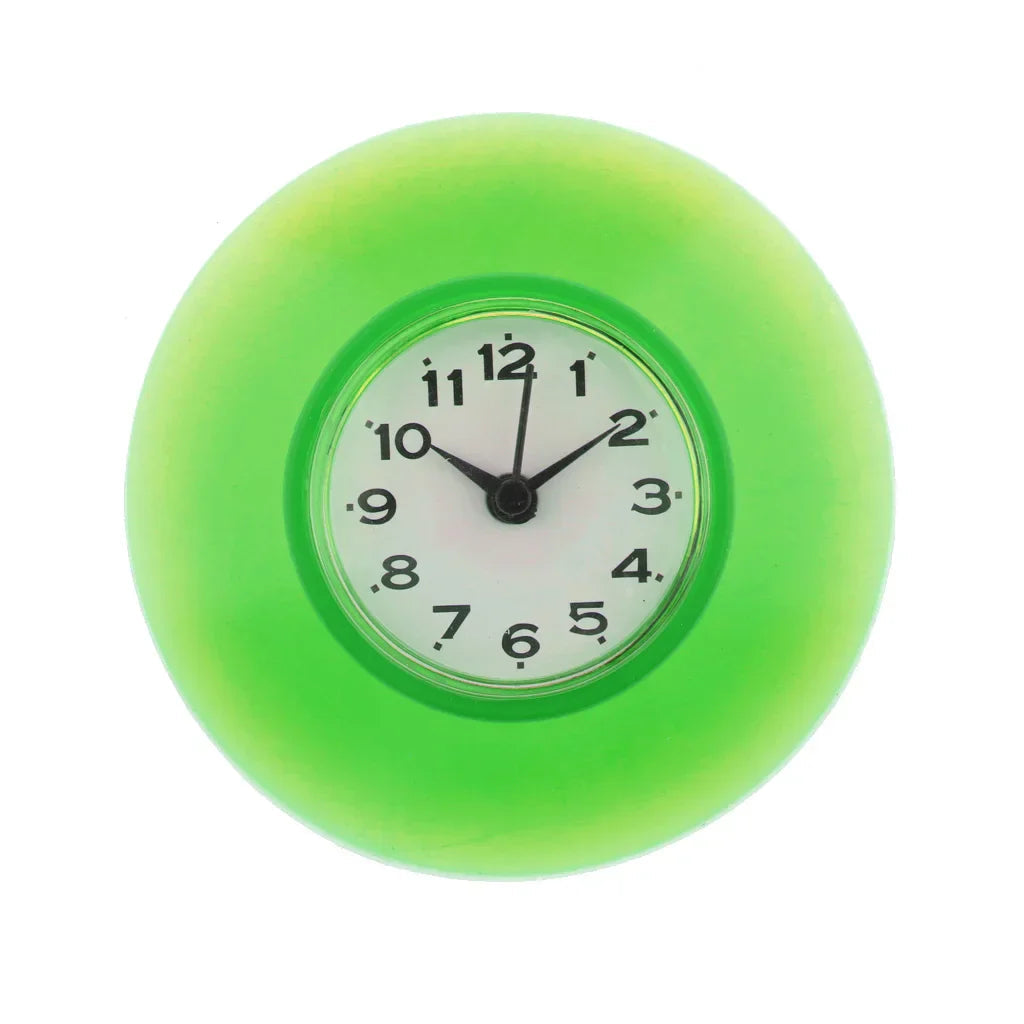 WaterProofClock – Compact Suction Cup Clock for Bathroom