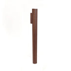 Handcrafted Solid Wood Wall Vase