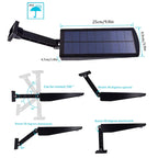 Lumenova SolarTech Solar LED Wall Light 900lm | 48 LEDs | 4 Lighting Modes | Motion Sensor & Swivel Arm | IP65 Weatherproof