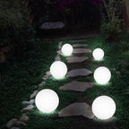 Weatherproof Round LED Garden Light with 16 Colors and Remote Control - Perfect for Garden, Porch & Party