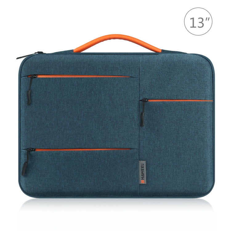 HAWEEL 33.0 cm Sleeve Case Zipper Briefcase Laptop Bag for Macbook, Samsung, Lenovo Thinkpad, Sony, DELL Alienware, CHUWI, ASUS, HP, 13 inch - 13.5 inch Laptops (Navy Blue)