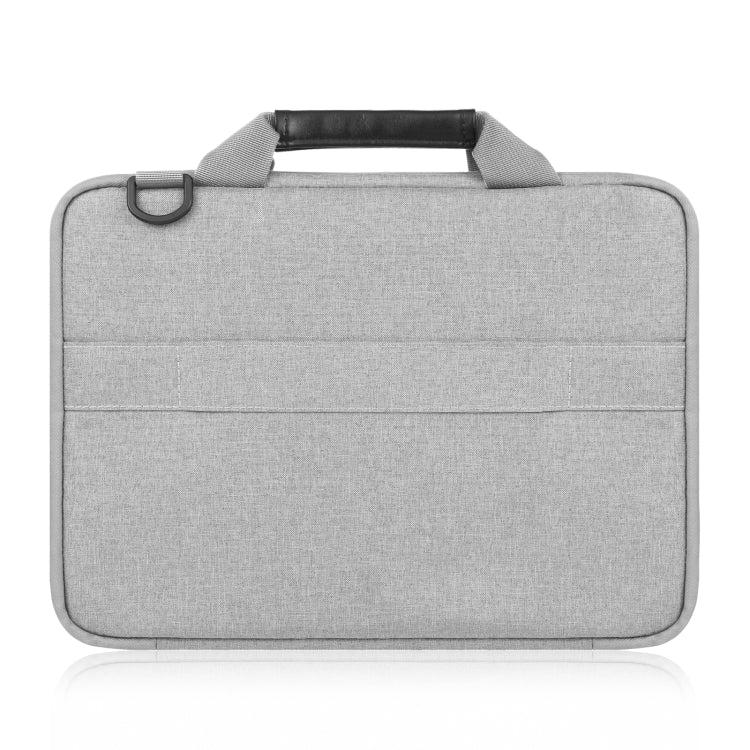 HAWEEL 14.0 inch - 16.0 inch briefcase crossbody laptop bag for Macbook, Lenovo Thinkpad, ASUS, HP (Gray)