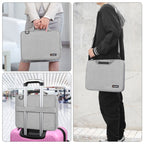 HAWEEL 14.0 inch - 16.0 inch briefcase crossbody laptop bag for Macbook, Lenovo Thinkpad, ASUS, HP (Gray)