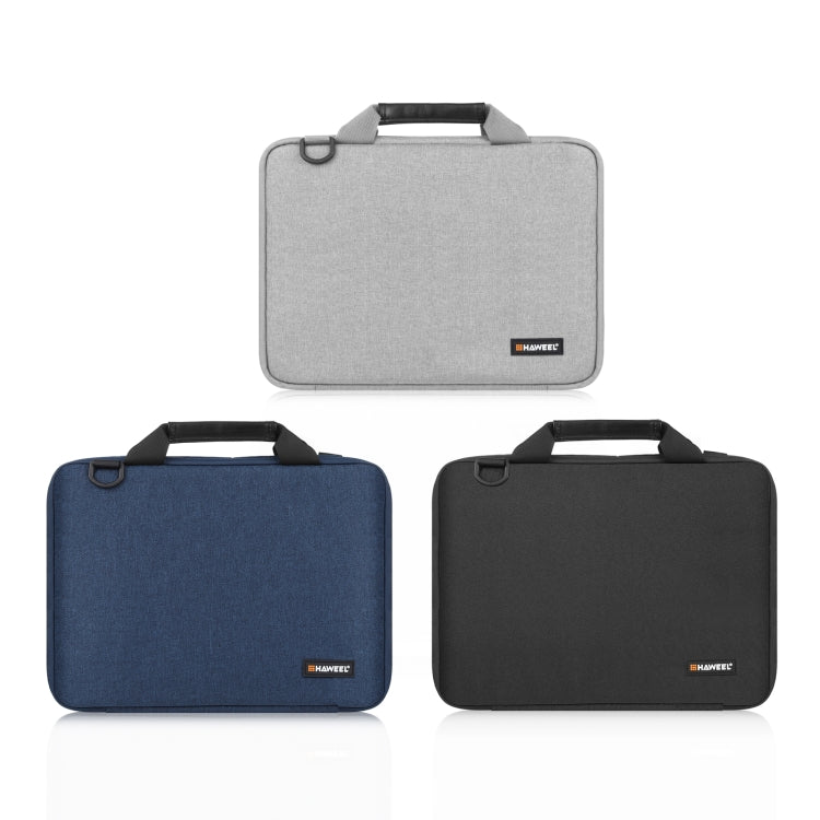 HAWEEL 14.0 inch - 16.0 inch briefcase crossbody laptop bag for Macbook, Lenovo Thinkpad, ASUS, HP (Gray)
