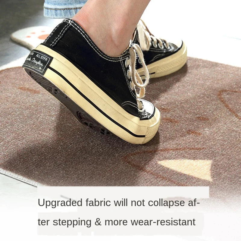 Cute Animal Non-Slip Mat – Pet Design for Kitchen, Bathroom and Hallway
