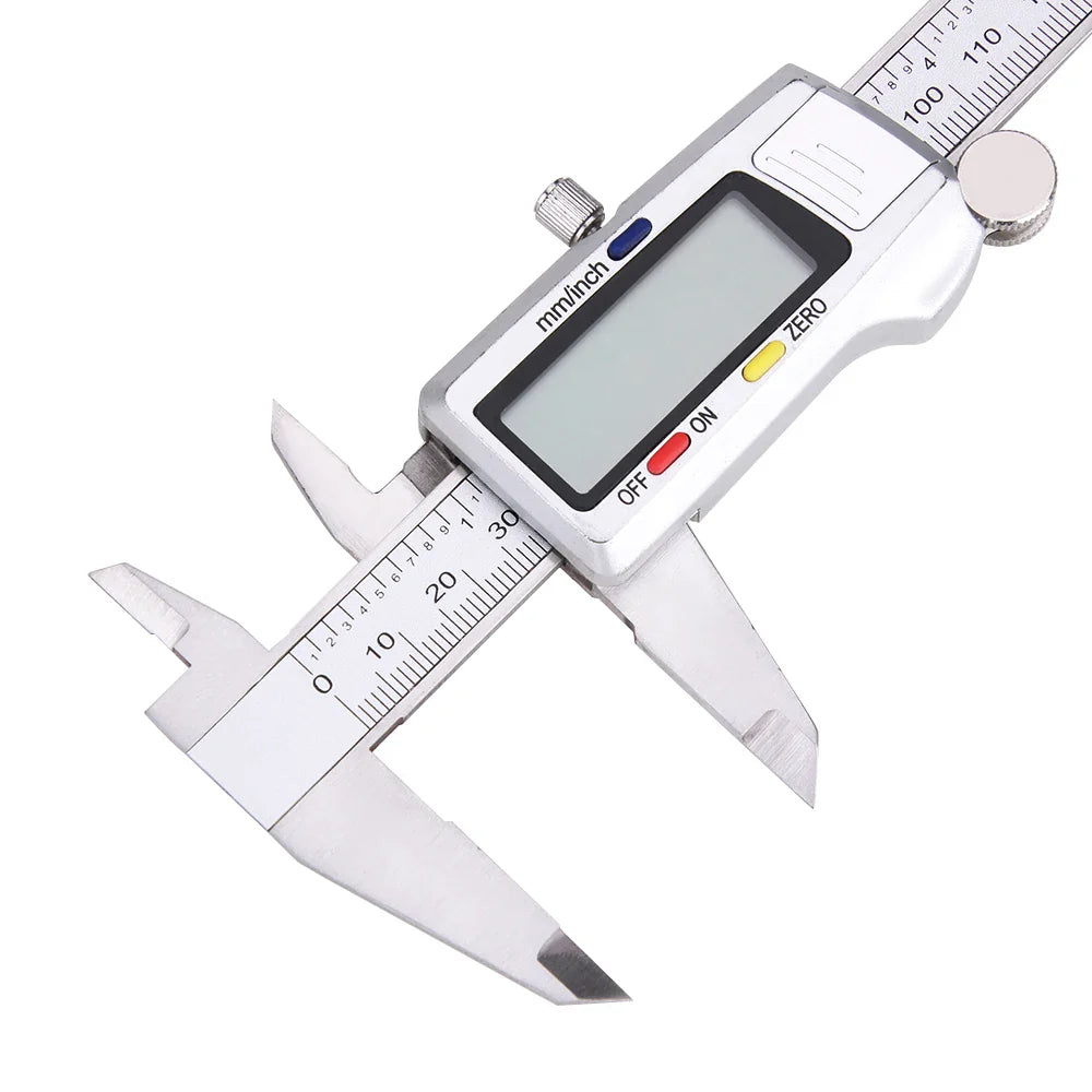 Precivio Digital Caliper made of Stainless Steel | 15 cm Measuring Range | Precision Measuring Device with LCD Display | ±0.03 mm Accuracy