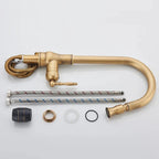 VintageTap Faucet - Antique Brass Kitchen Mixer Faucet