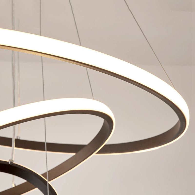 Stylish spiral ceiling lamp
