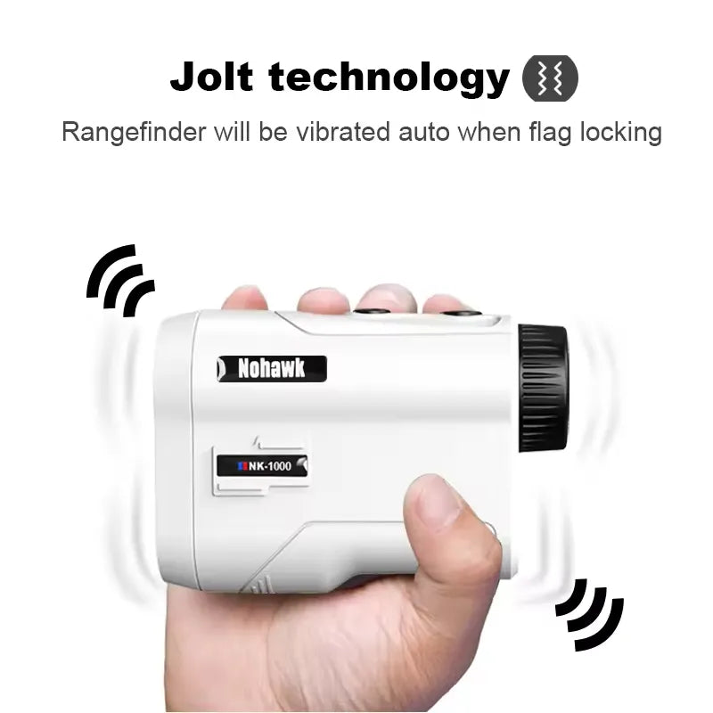 Advanced Golf Rangefinder with Slope Compensation, 914m Range, 6x Magnification – Accurate Golf Rangefinder with Vibration Feedback