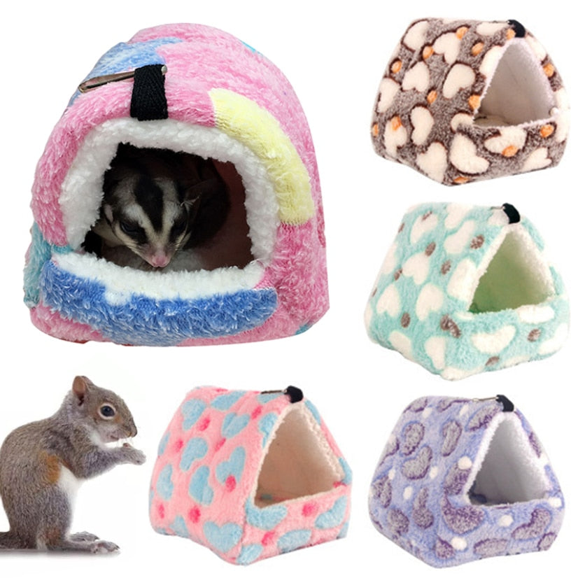 Soft Hamster House with Hammock