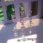 Dream Combo Symphony Crystal Wind Chime Moon Sun Catcher