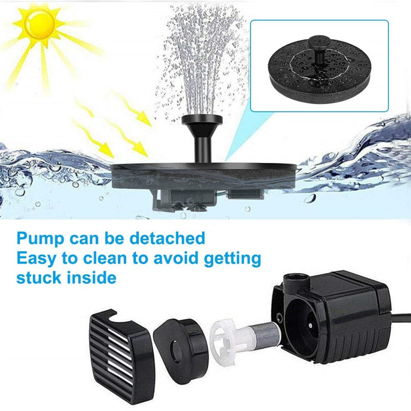 Zenn solar energy water fountain | A beautiful addition to the garden