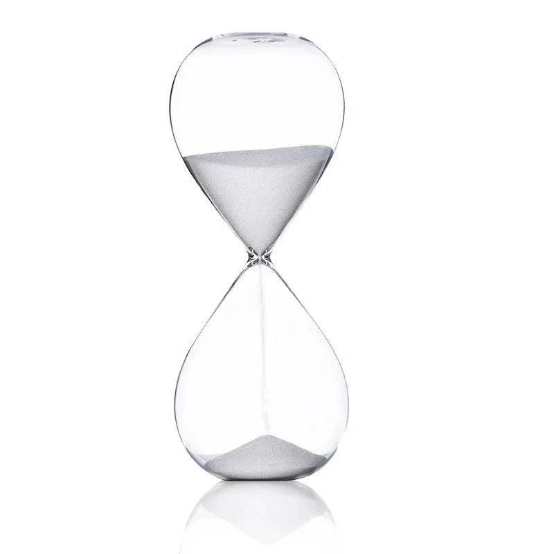 Glass Sand Timer | Stylish Decoration with 5/10/30/60 Minutes Indication