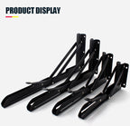 2-piece set collapsible shelf brackets, heavy-duty, made of stainless steel for tables, motorhomes and space-saving