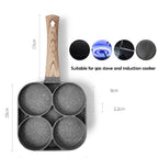 Four-hole frying pan