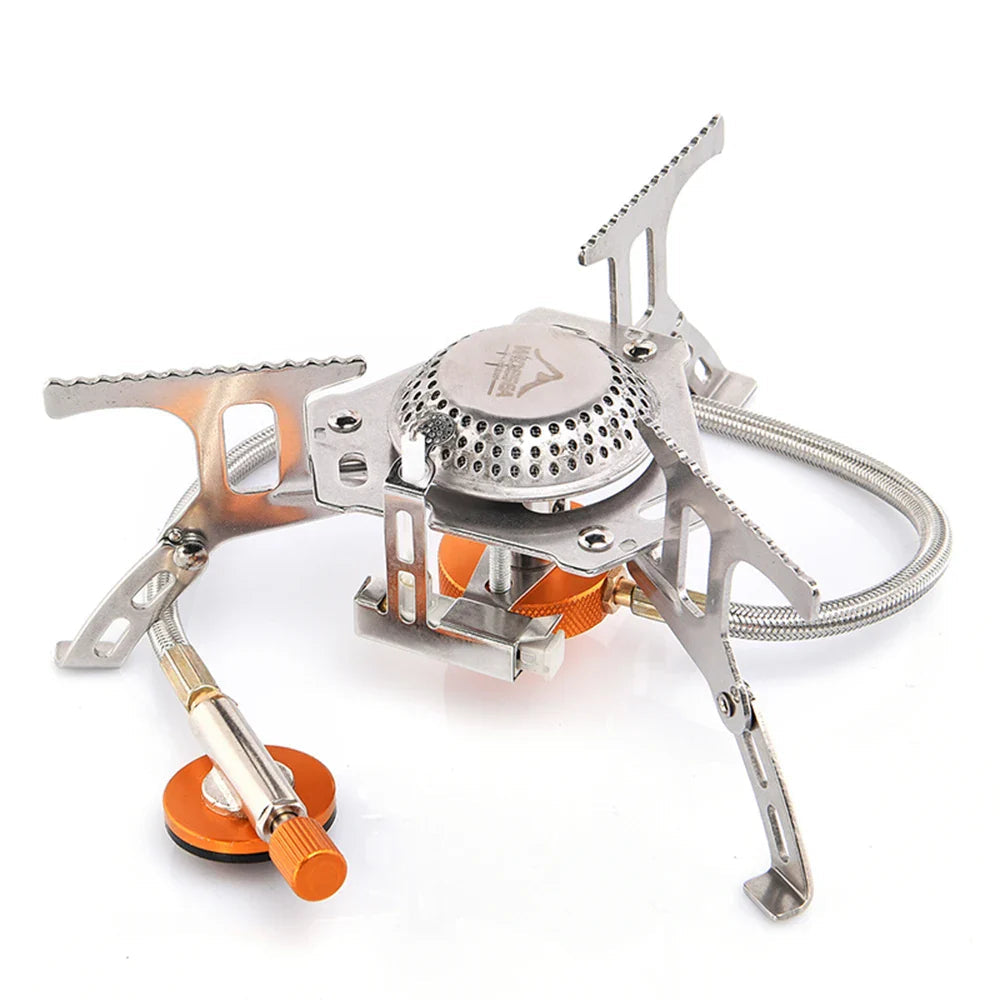FlameTrek Gas Stove | Compact & Powerful | For Outdoor, Camping & Trekking | Includes Transport Box