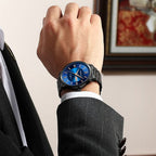 Men’s Stainless Steel Waterproof Sport Quartz Watch